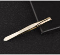 Pinzas para Cejas de Acero Inoxidable Dorado