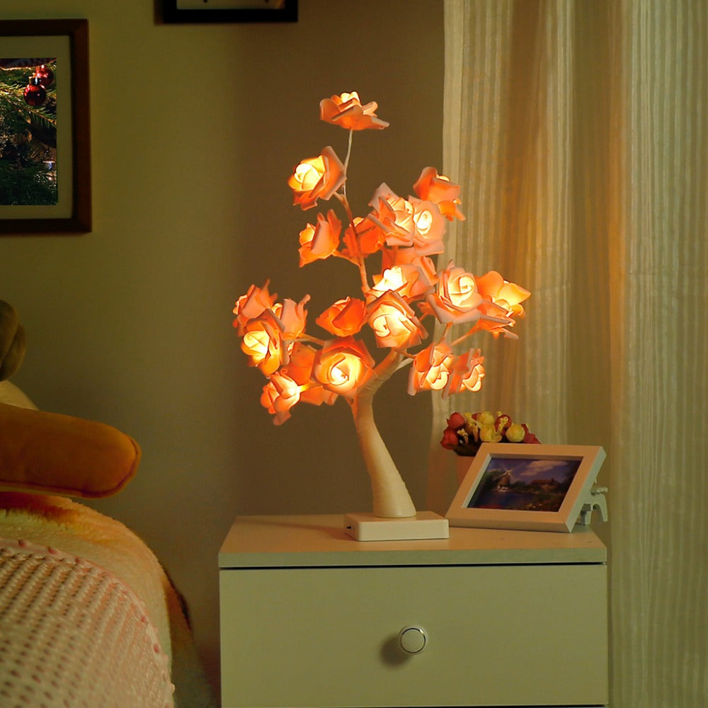 Lámpara LED Árbol de Rosas
