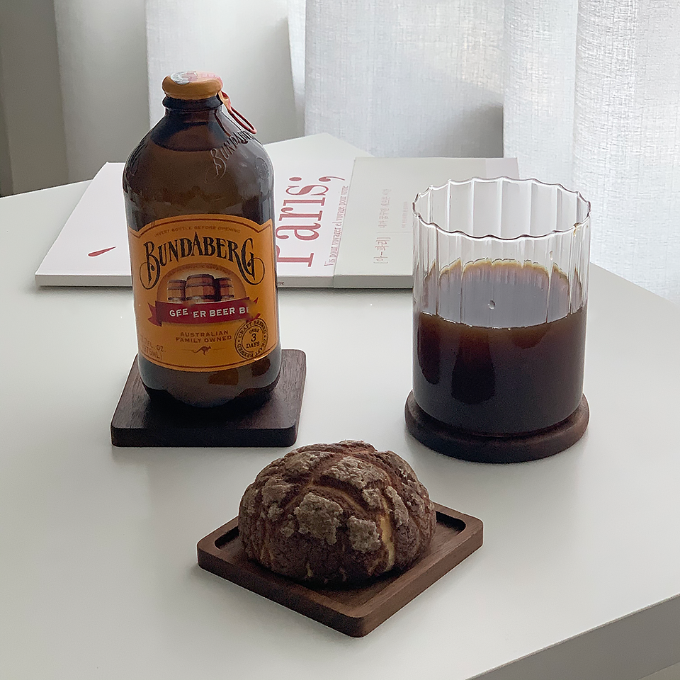 Posavasos de Madera Nogal Japonés
