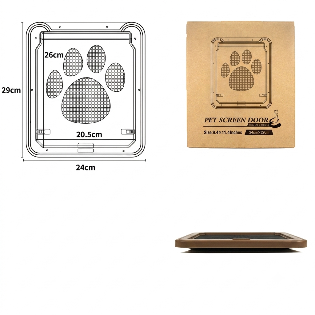 Puerta para Mascotas Resistente a Arañazos