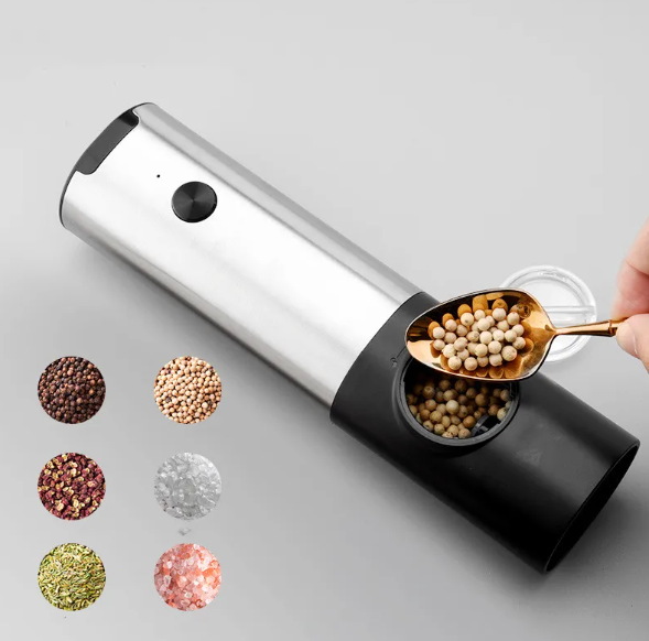 Molinillo Eléctrico de Pimienta con Carga USB