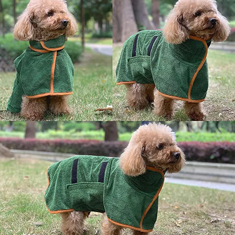 Albornoz para Mascotas de Secado Rápido