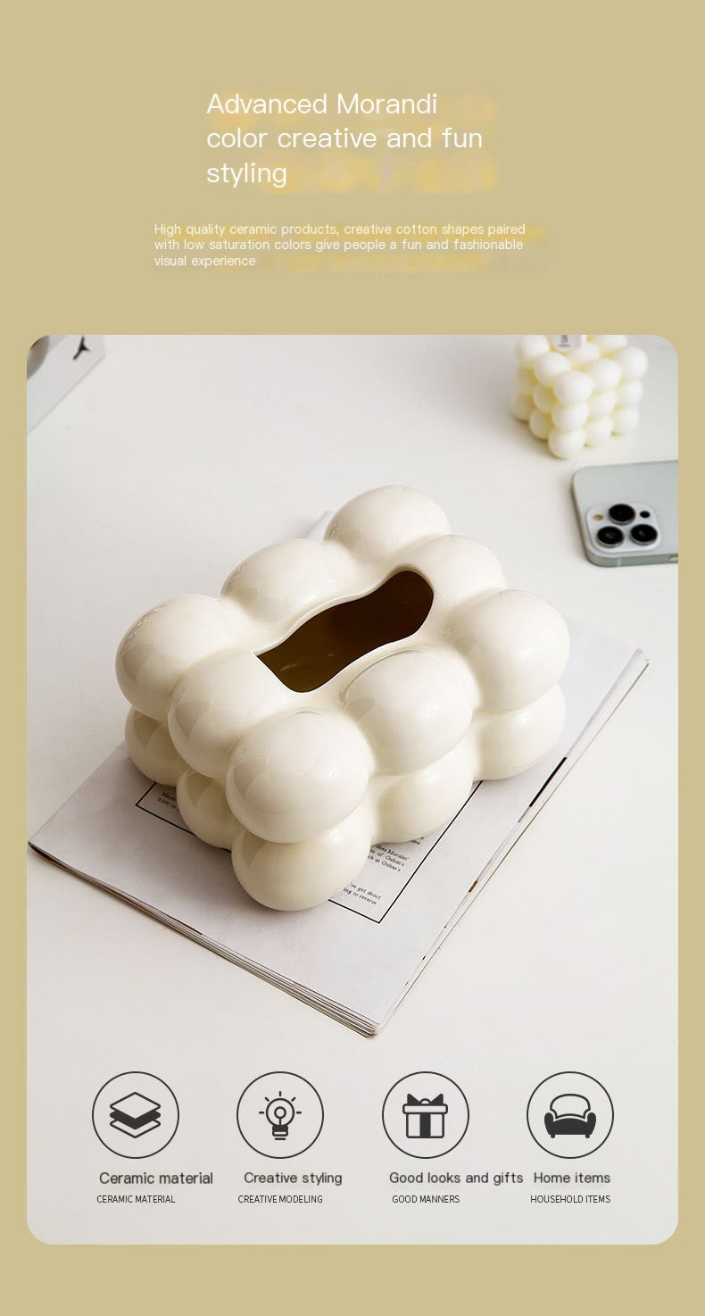 Caja de Pañuelos Decorativa Minimalista