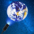 Lámpara Luna USB con Proyección de la Tierra