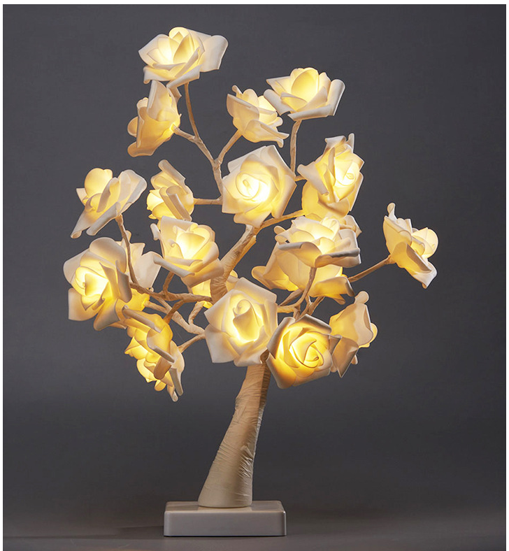 Lámpara LED Árbol de Rosas