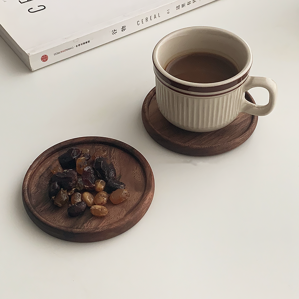 Posavasos de Madera Nogal Japonés
