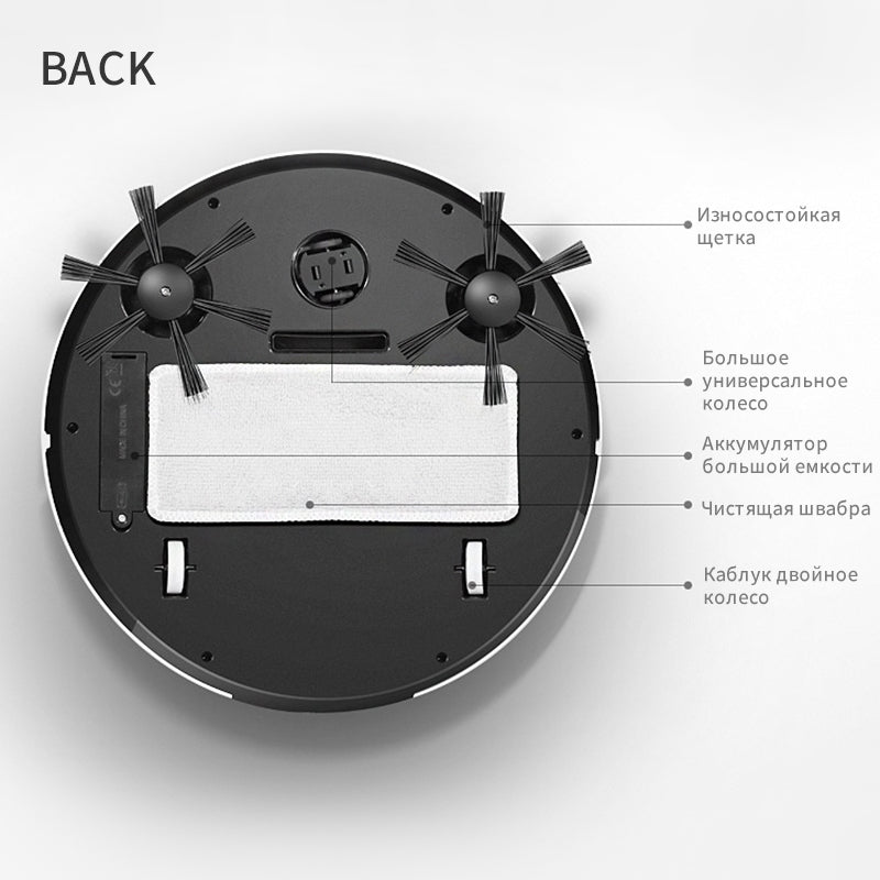 Robot Aspirador Inteligente para el Hogar con Control de Voz