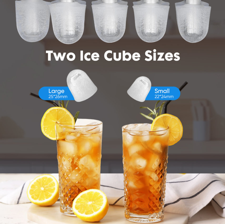 Máquina de Hielo Portátil de Encimera