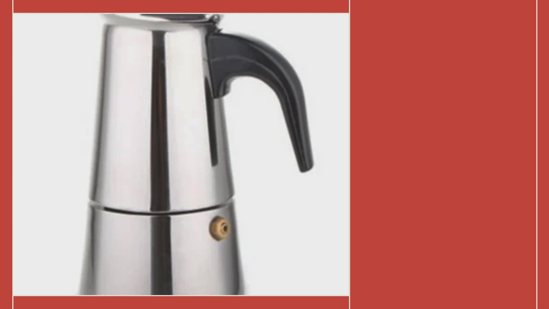 Cafetera Moka de Acero Inoxidable con Estufa Eléctrica