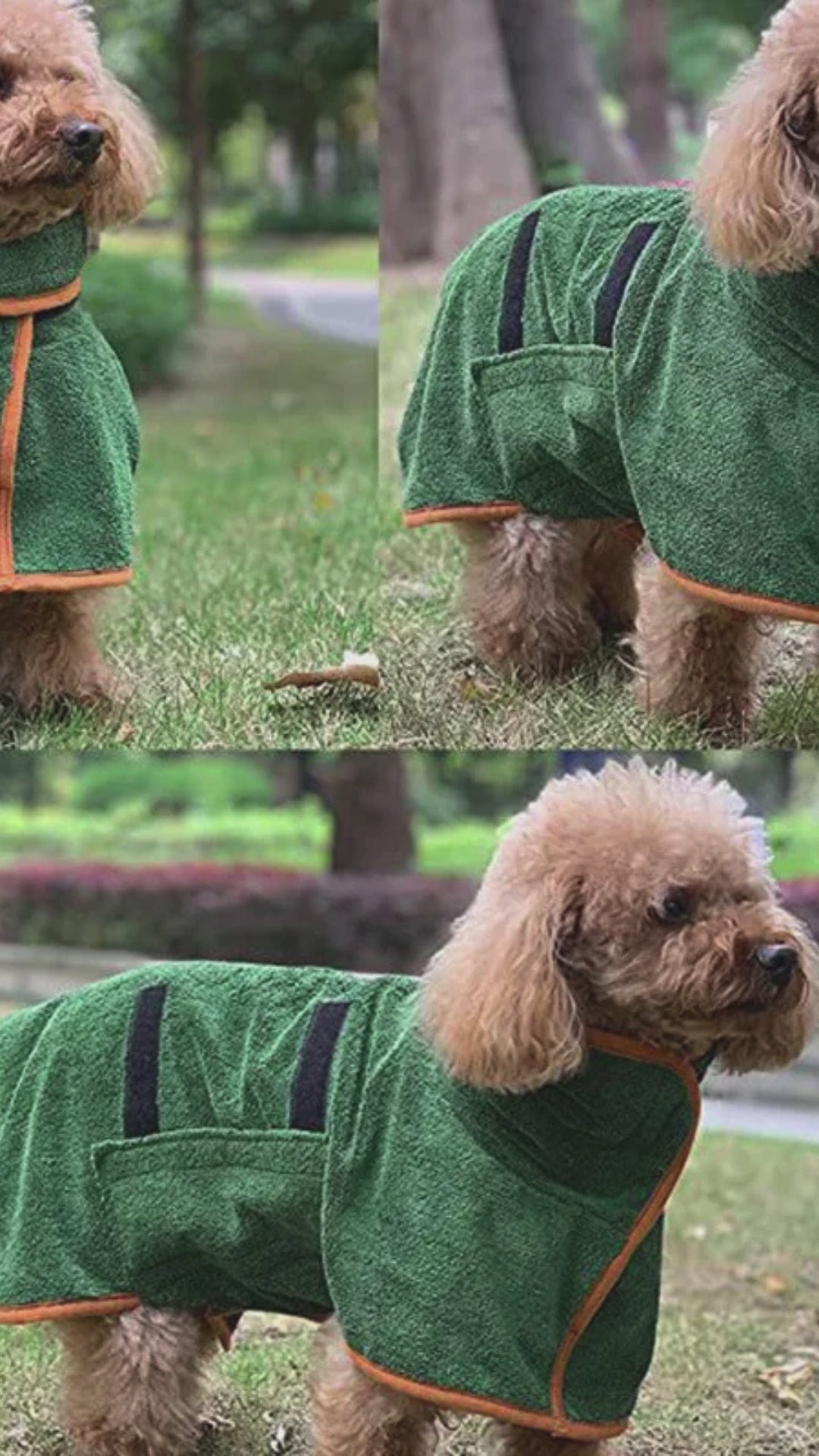 Albornoz para Mascotas de Secado Rápido